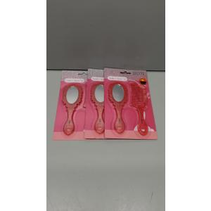 Wicked Red Comb & Mirror, Set 3 Pack