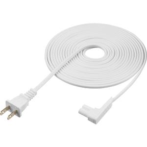 16-Foot Power Cord Compatible with Sonos One, Sonos One SL, Sonos Play-1 Speakers - Power Plug Cable (Extra Long, White)