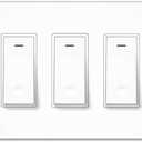 MOES Smart Wi-Fi Light Switch,3 Gang No Screw Panel Smartlife/Tuya App Wireless Remote Control In-Wall Timer Switch for Lights,Compatible with Alexa,Google Home and IFTTT,No Hub required