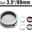 3.5" 304 stainless steel Turbo Inlet Grill Protector Guard Turbocharge Screen Mesh Air Inlet Filter Cover (3.5 inches / 89mm)