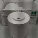 Homvana Small Humidifiers for Bedroom - 2 Packs 1.5L Cool Mist Top Fill Humidifier for Baby Nursery, Essential Oil Diffuser, 3 in 1 for Home Plants Offices and Grow Tents, 7 Color Lights, Ultrasonic