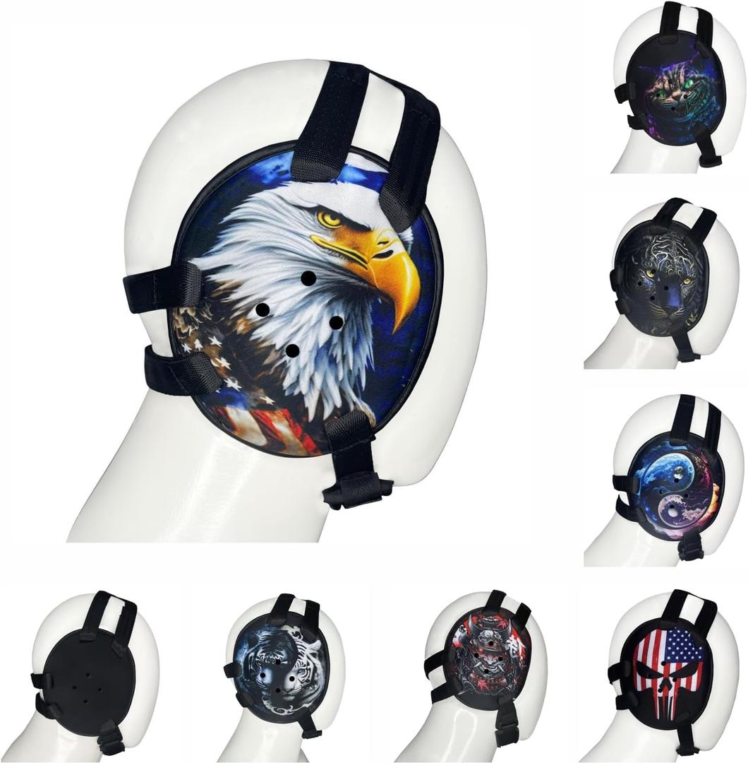 ROAR-INT BJJ Ear Guard New Easy to Adjust Design Wrestling Protective Headgear Wrestling Ear Guard MMA Jiu Jitsu (Eagle)
