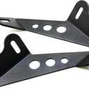 Hood Hinges Mount 20"-22" Light Bar Brackets for Jeep Wrangler JK 2007-2017, for Auxiliary Off-Road Lighting (for Jeep Wrangler JK)