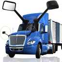 Black Hood Mirror Replacement International Lt 625 2018+ Truck Right Passenger Side Mirror Only One Mirror