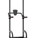 BangTong&Li Power Tower, Pull Up Bar Dip Station/Stand for Home Gym Strength Training Workout Equipment (Black-02)
