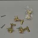 brandname Giraffe Knobs 4 Pcs Cute Animal Drawer Pull Kitchen Cabinet Closet Wardrobe Dresser Cupboard Door Handle Decoration Furniture Bedroom Home Office Accessories (Gold)