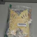 5Pcs Christmas Paper Snowflake Lanterns, Large Christmas Paper Star Lanterns with LED Lights White Beige Khaki Hanging Snowflake Lamps for Xmas Winter Frozen Wedding Birthday Holiday Party Decorations