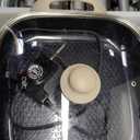 MegaChef Electric Skillet with Tempered Glass Lid, Copper Non-Stick Coating & Adjustable Temperature Control, Versatile Small Kitchen Appliance (8 Inch Skillet)