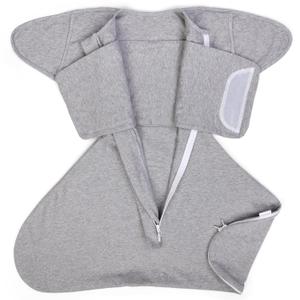 Sleep Sack Baby, Transition Swaddle Sack for Newborn, Swaddle Blanket Bottom with 2-Way Zipper, Easy to Change Diapers,Prevents Startles, 3-6 Months TOG 1.0, Medium (Grey)