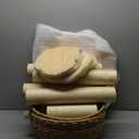 54" Modern Cat Tree for Large Cats, Wood Luxury Multi-Level Oak Solid Wood Cat Trees Cat Towers with 3 Rattan Weaving Cat Nests & Washable Cushions, Sisal Scratching Posts, for Indoor Cats-Lacquered