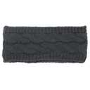 LUTHER PIKE SEATTLE Ear Warmer Winter Headband For Women (One Size, Dark Grey)