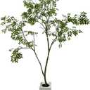 Artificial Elm Tree Faux Elm Tree 9ft Tall Fake Plant in Pot Fake Silk Tree Faux Plants Indoor