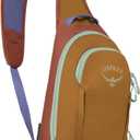 Osprey Daylite Shoulder Sling Bag - Crossbody Backpack for Everyday Carry, Festivals, and Travel (Barley Brown Multi)