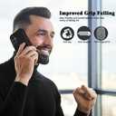 for Samsung Galaxy A16 5G Case with 2 Pack Screen Protector, Belt Clip Holster Kickstand Rugged Full-Body Heavy Duty Protection Military Grade Shockproof Cell Phone Cover (Black)