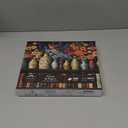 Wildflower Puzzles for Adults 1000 Pieces, PICKFORU Vintage Flower Book Puzzle, Wildflower Pages Jigsaw Puzzle for Book Lover, Floral Art Bookshelf Library Puzzles