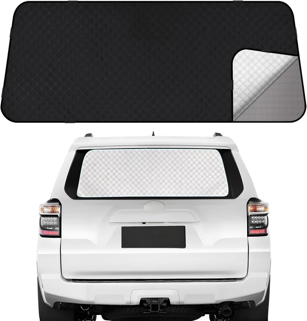 ZATOOTO Rear Windshield Sunshade for Toyota 4Runner 2017-2024 Rear Windshield Sunshield Double Layer for Sunshade and Privacy Offer Great Visibility Sun Blocker Back Window Sunshade for Toyota 4Runner