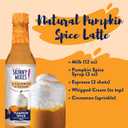 Jordan's Skinny Mixes Sugar Free Coffee Syrup, Pumpkin Spice Coffee Flavoring Syrup, Naturally Sweetened Zero Calorie Drink Mix, Lattes, Baking or Protein Shake, Dairy & Gluten Free, 12.7 Fl Oz (EXP 06/06/26)