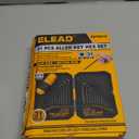 ELEAD 31-Piece Hex Key Set - Allen Wrench Set, SAE and Metric Allen Keys MM(0.7mm-10mm) SAE(0.028"-3/8) Heat-Treated, Torque Handle, High Leverage, Long & Short Keys, Easy Organization