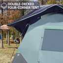 CAMEL CROWN Tents for Camping 4 Person Waterproof Tent Quick Setup Folding Outdoor Backpacking Tents Family Hiking