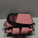 Pet Travel Bag One Side Expandable Cat Carrier Dog Carrier for Outdoor Use Travel Walking Puppy (Pink)