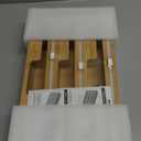 SpaceAid WrapNeat 3 in 1 Wrap Organizer with Cutter and Labels, Plastic Wrap, Aluminum Foil and Wax Bamboo Dispenser for Kitchen Storage Organization Holder for 12" Roll (Natural, 3-Slot)