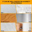 4 x 12pcs Wall Bumpers, Door Stoppers, Clear Wall Protectors, Door Bumpers for Doorknob, Furniture Bumpers,Reducing Noise,Protecting Walls, Used for Entrance Door,Cabinet Door,Fridge Door(15*15mm) (15*15mm(0.59*0.59in))