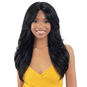 Shake-N-Go Equal Curtain Bang Lace Wig - Maven (OFF BLACK 1B)