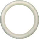 FloraCraft Extruded CraftFM Wreath 1.9 Inch x 13.8 Inch White