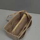 ZTUJO Purse Organizer Insert, Felt Bag Organizer with Metal Zipper, Handbag & Tote Shaper, For Speedy Neverfull Tote, 7 Sizes (Medium, Beige)