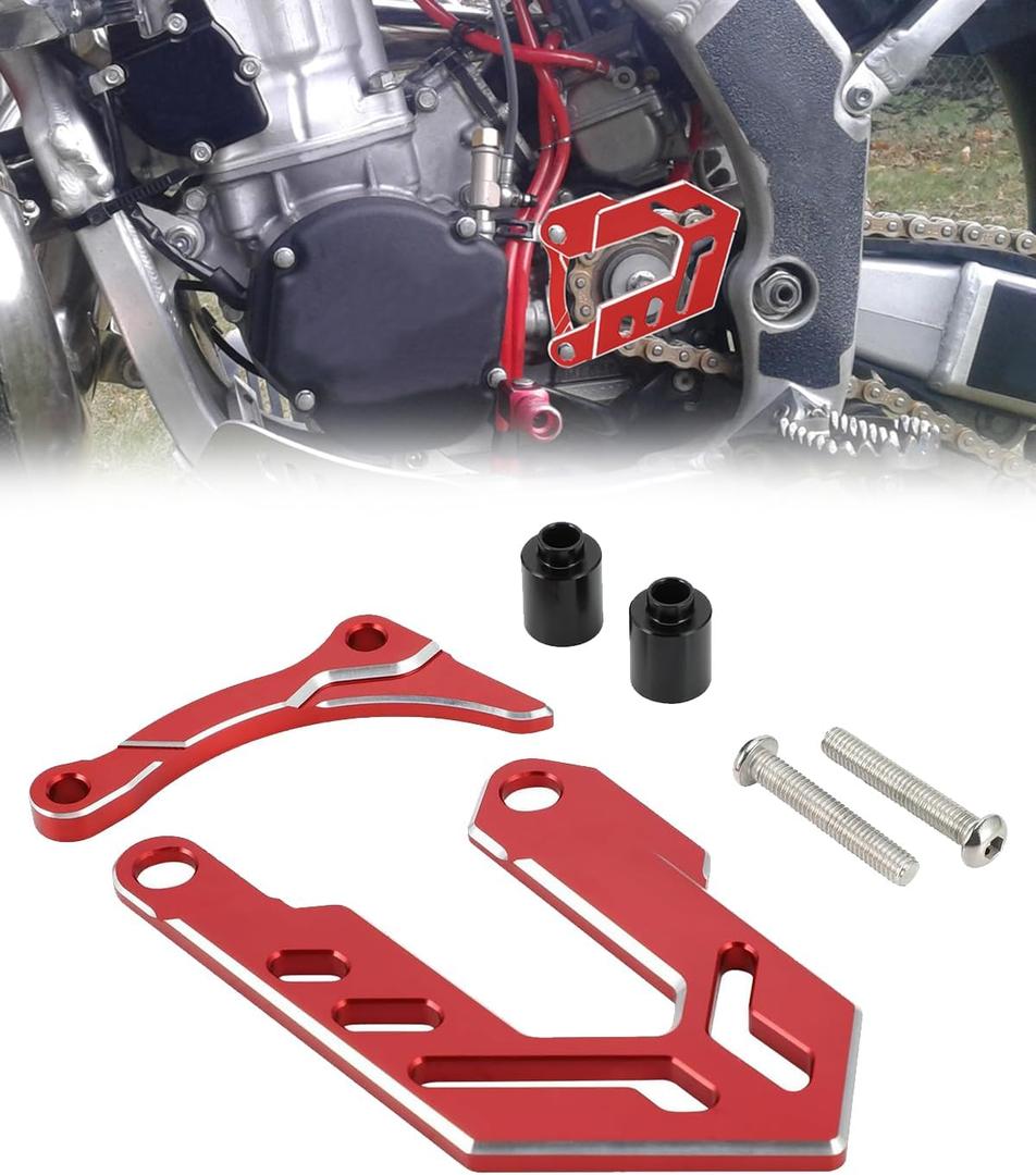 BAOUFF Front Sprocket Guard,CNC Engine Case Saver Cover Protector for Dirt Bike CRF250X 04-17/YZ125 05-25/YZ125X 17-25/CR250R 02-07/CRF450R 08