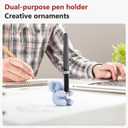 Li&Zhao Pen Pencil Holder Stand for Desk - 3 PCS Pen Stand Cute Holder for Desk for Kids Organizer Cute Office Decor, Animal Pencil Holder (Puppy-Koala-Elephant)