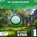 SWOOC Games® – Bull Chipper | Giant Golf Darts (Over 6ft Tall) w/ 10+ Golf Games | Backyard Game with Air Pump | Yard Game for Adults | Giant Outdoor Fun for Adults and Family | Outside Activity