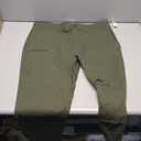 Men's Athletic Fit Chinos, Work Pants, 5-Pocket, Cotton Stretch, Olive, 38W x 28L
