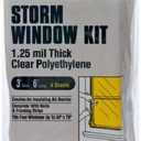 Frost King Clear Outdoor Storm Window Kit 36 in. W x 72 in. L