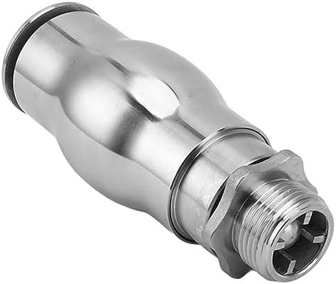 flexman Frothy Nozzle, 304 Stainless Steel Water Feature Nozzle 90 Degree Jet Angle Water Fountain Frothy Sprayer Nozzle for Landscape Pool Patio Garden Lake ﻿ (G1'')