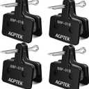 AGPTEK Bike Brake Pads, High-Performance Brake Pads, Disc Brake Pads & Spring (Semi-Metallic&Resin) for Mountain Bike Disc Brakes,Bike Pads Compatible with TRP Tektro Shimano Deore Br