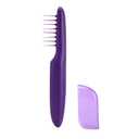 ZJchao Electric Detangling Brush, for Curly, Thick, Straight Hair, Wet and Dry Use, High Concentration of Negative Ions, Vibration Massage Function, Portable Design, Eco Friendly