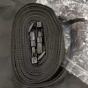 Cuddly Nest Black Rolling Biggest Bug with Belt 80"L x 62" H x15"W