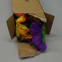 Hotop 6 Pcs Hawaiian Flower Bouquet for Tables Faux Hibiscus Flowers Bouquet Artificial Fake Tropical Flowers for Luau Summer Themed Party Favors Home Office Garden Decoration Supplies