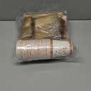 HOMDAILY 196 PCS Thanksgiving Plates and Napkins Dinnerware Sets, Thanksgiving Paper Disposable Plates for 24 Guests-Napkins, Cups, Tableware, 4 Honeycomb Centerpieces Table Decorations