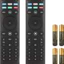2 Packs XRT140 Replaced Remote Control for Vizio Smart LED TV M50Q7-H1 M55Q7-H1 M65Q7-H1 M55Q8-H1 M65Q8-H1 V555-H1 with Watchfree Vudu Netflix Primevideo Xumo Hulu Redbox with Batteries
