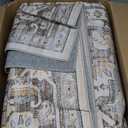 Area Rug 9x12, Washable Area Rugs 9x12 Living Room, Large Rugs for Bedroom with Non Slip Backing for Office Dining Room Nursery (Brown Multi)