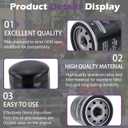 Kefly Oil Filter Replaces Hydro Gear 52114 Toro 109-3321 Gravely 21545100 Ariens 21545100 Husqvarna 539113466 (1 PCS)