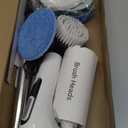 Electric Spin Scrubber for Bathroom: Shower Scrubber with Long Handle, Dual Speed Cordless Power Cleaning Scrub, 7 Brush Heads, IPX7 Waterproof Heavy Duty Cleaner Tools for Tub Tile Grout Wall