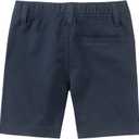 Nautica Boys' School Uniform Flat Front Twill Short (M)
