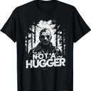 Funny Scary Character Hugger T-Shirt, L