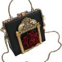Victorian Handbag Gothic Purses Lolita Shoulder Bag for Women Vintage Clutch