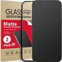 Ambison [2 Pack Matte Glass Screen Protector Designed for iPhone 14 Pro, Dynamic Island Compatible/Install Frame/Bubble Free/Anti-Glare, 9H Tempered Glass Clear for iPhone 14 Pro 2022 6.1inch