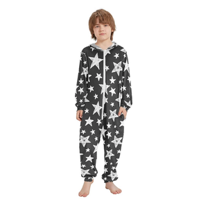 Vector Star Children's One-piece Sleepcoat Long Sleeve Rompers Jumpsuits for Kids Youth 5-6Y