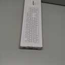 Backlit Wireless Keyboard, 2.4G Silent Wireless Light Up Keyboard, Full Size Computer Keyboards with 7 Colored Backlits, Rechargeable Keyboards for Windows, PC, Laptop (Black, Normative)